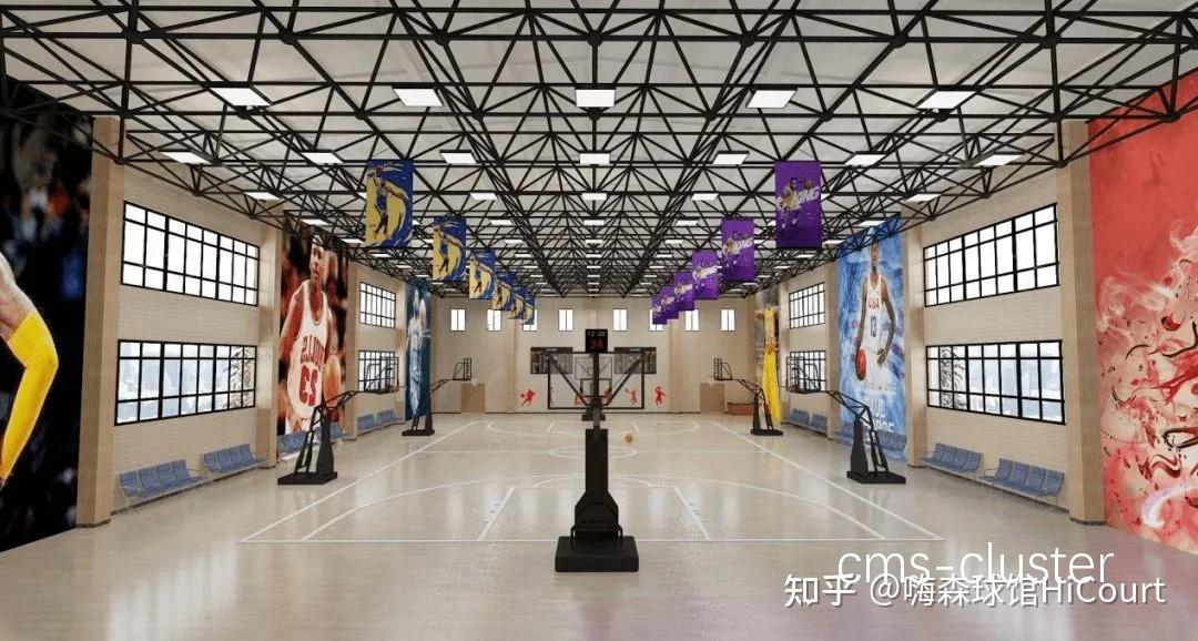 篮球场休息区示意图