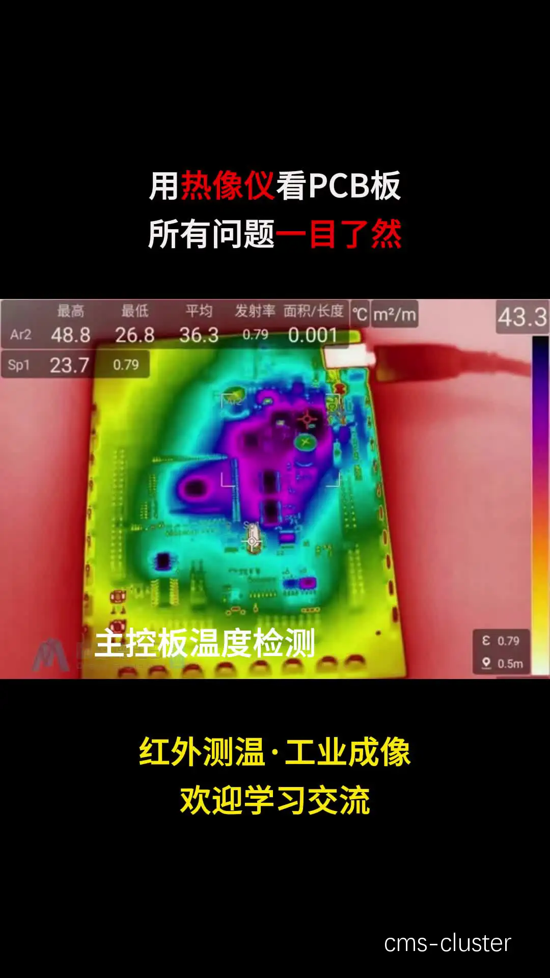 红外热成像检测示意图