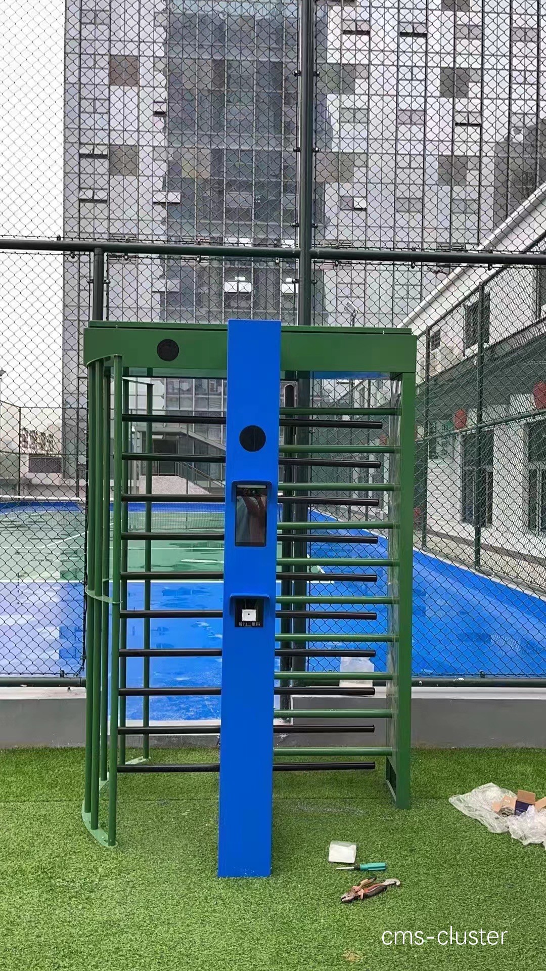 篮球场安检门示意图
