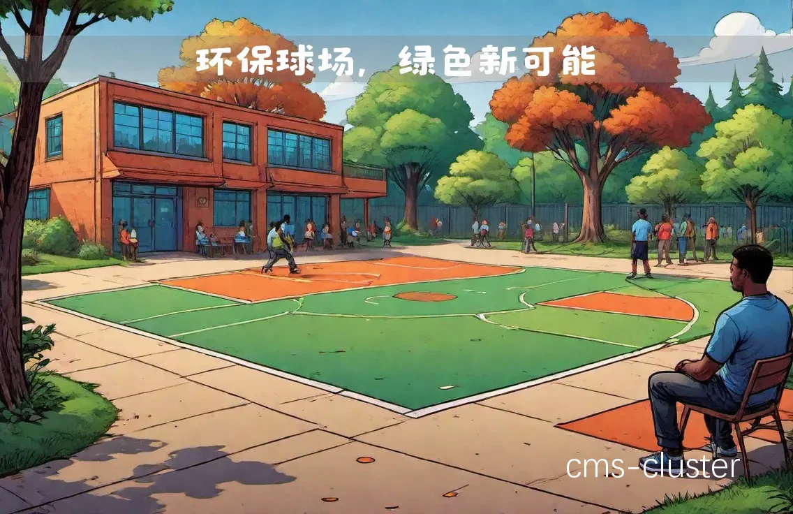 篮球场环保宣传