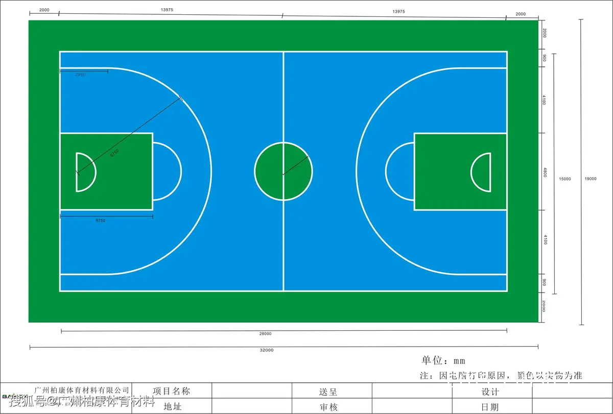 篮球场交通指示牌布局图