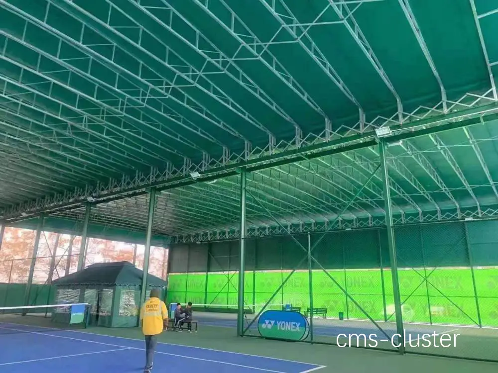 篮球场雨棚示意图
