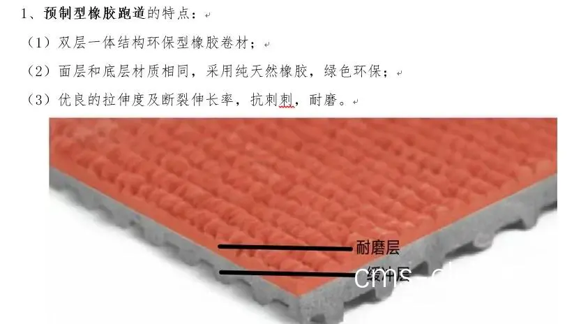 跑道材料对比
