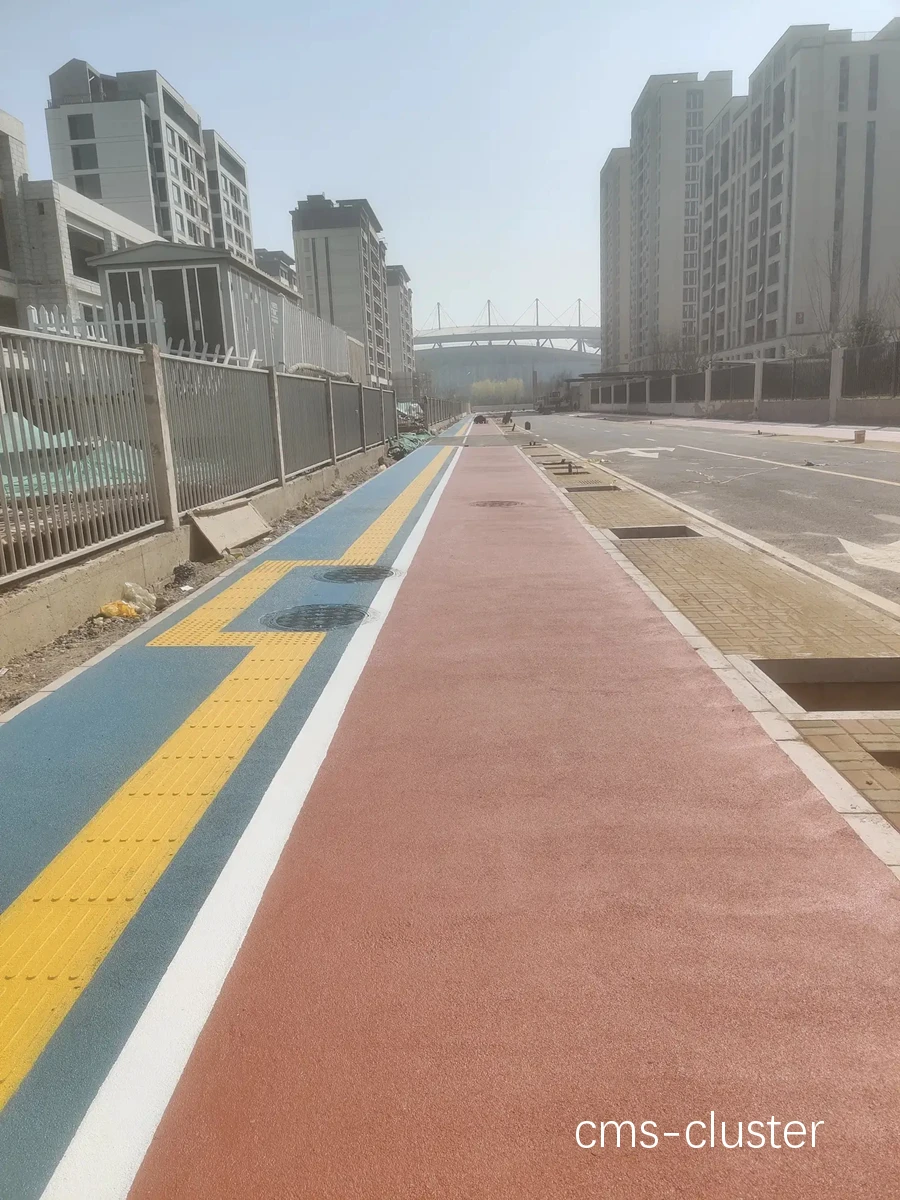 社区篮球场盲道设计案例