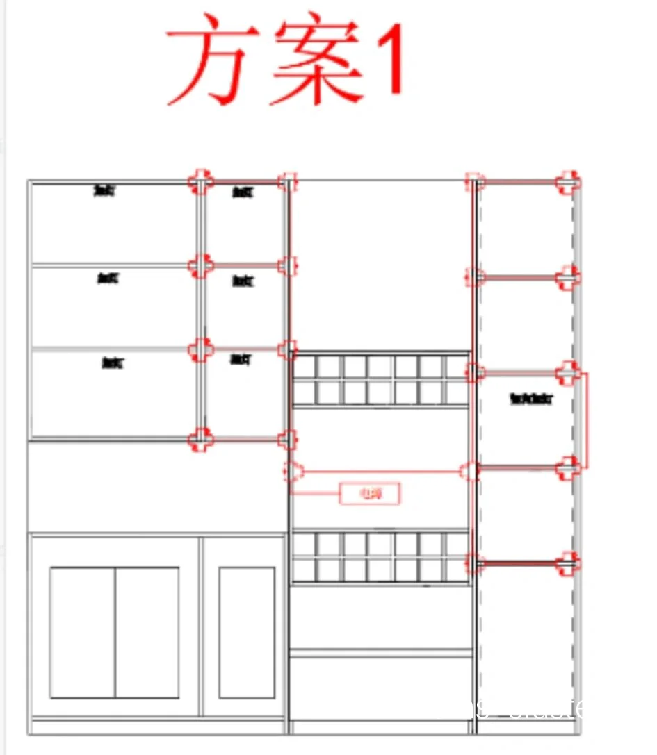 布线方案对比图