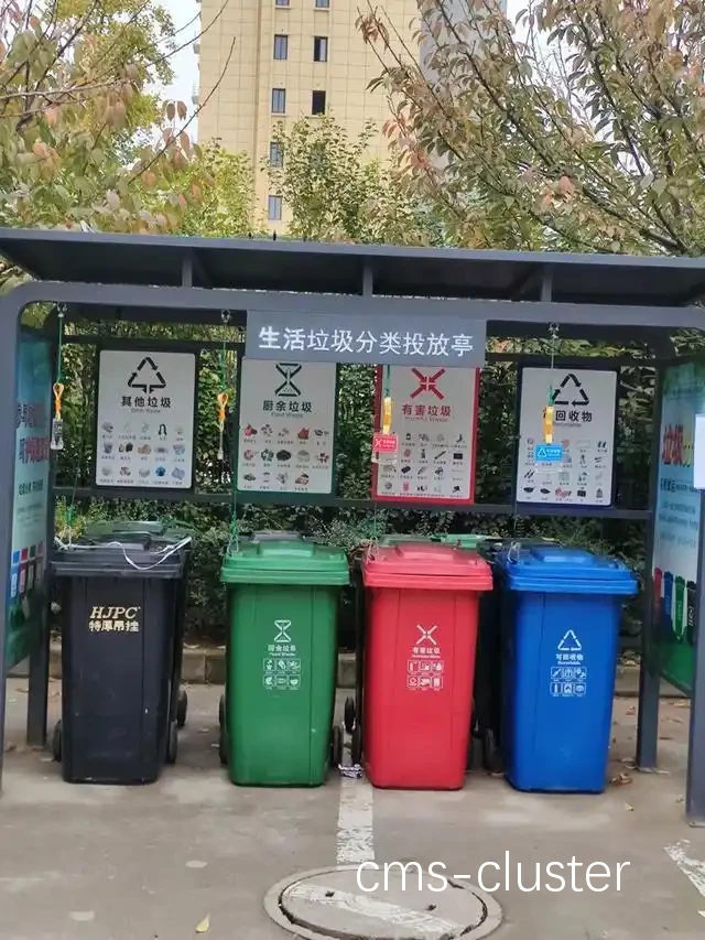 垃圾桶布局示意图