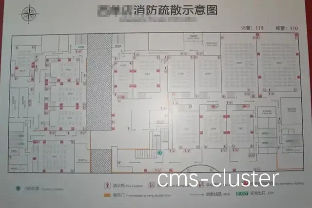 灭火器布局示意图