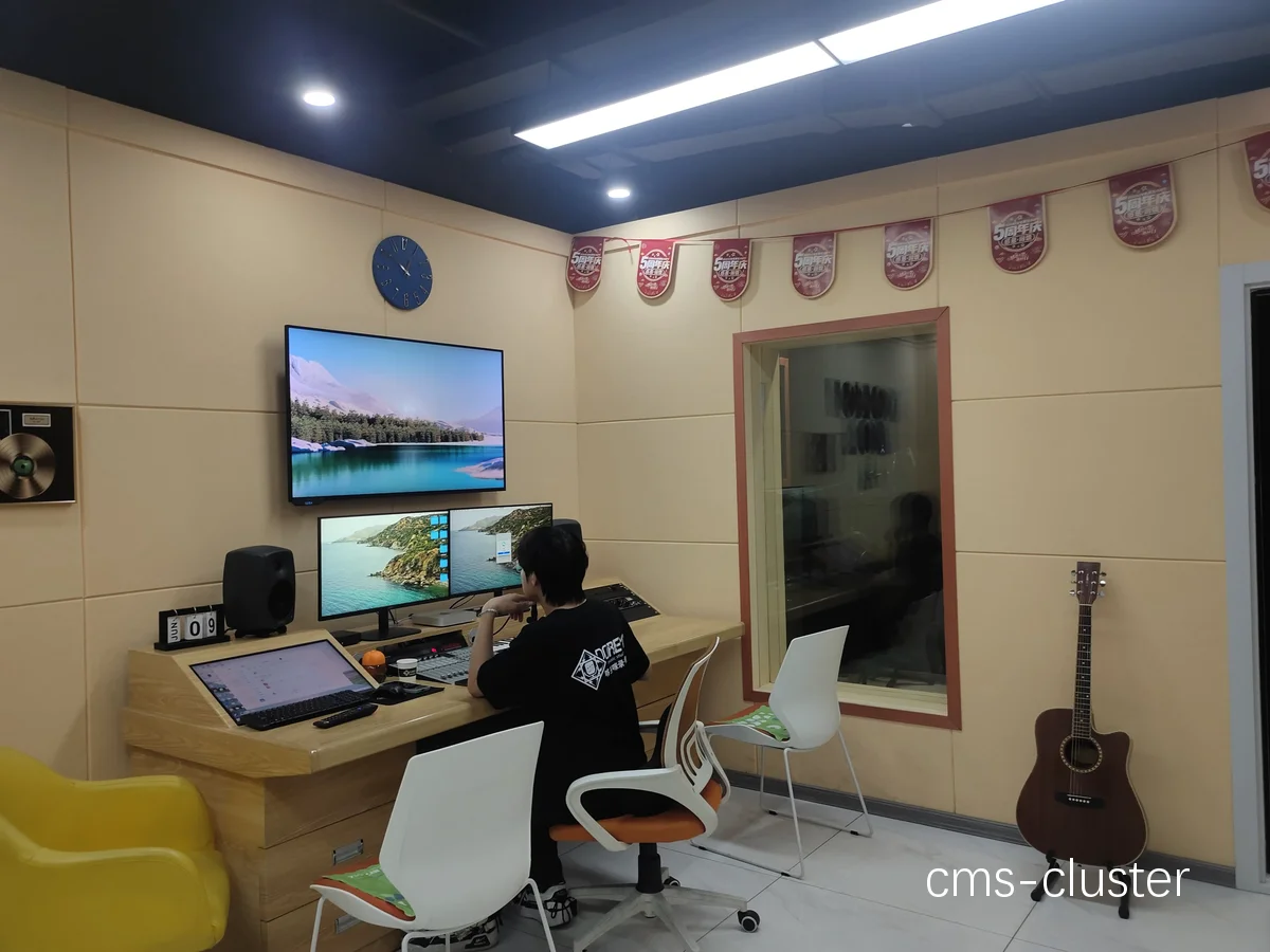 便携式录像区现场布置