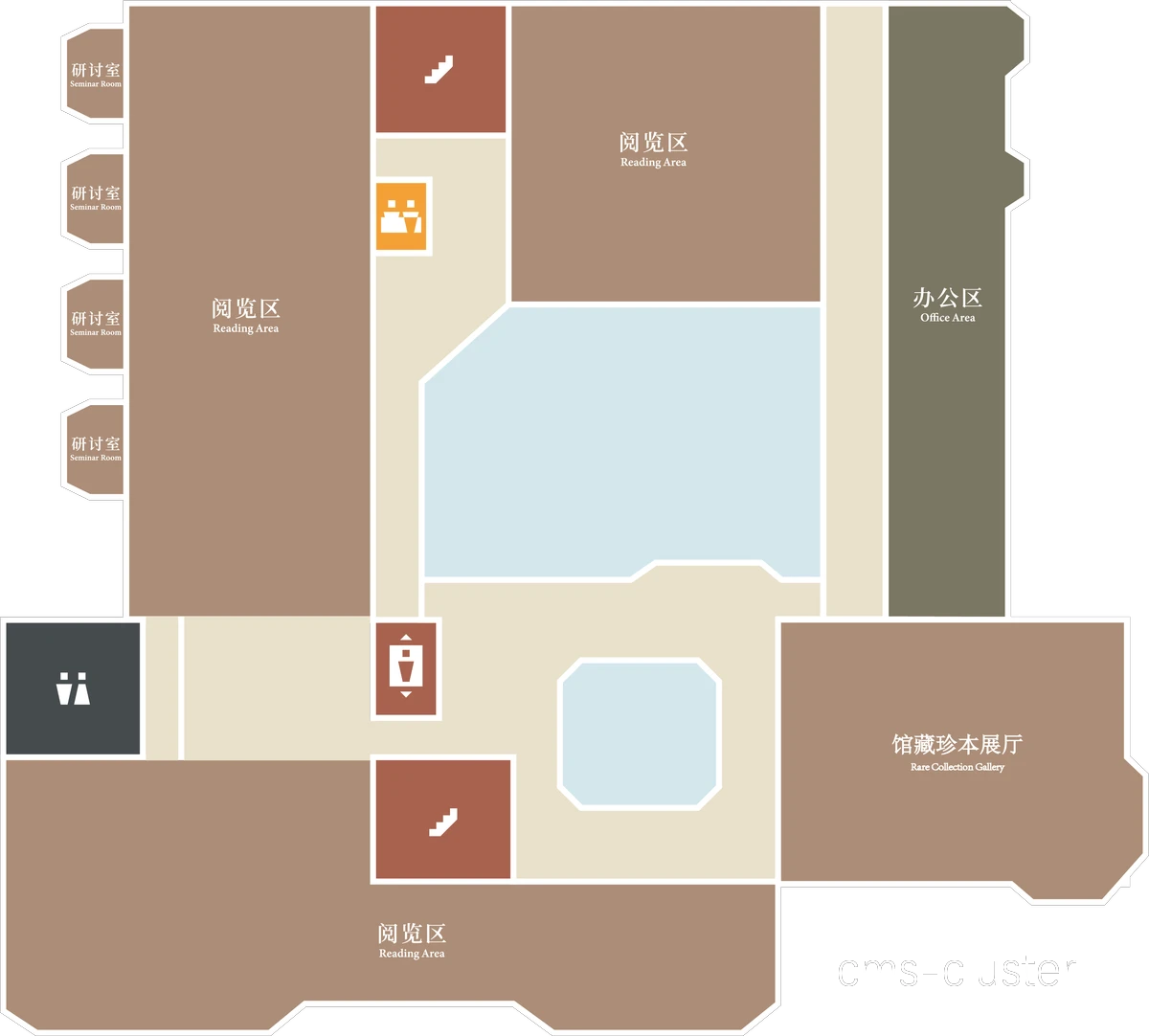 固定点位布局示意图