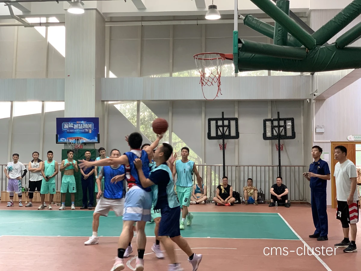 篮球爱好者合影