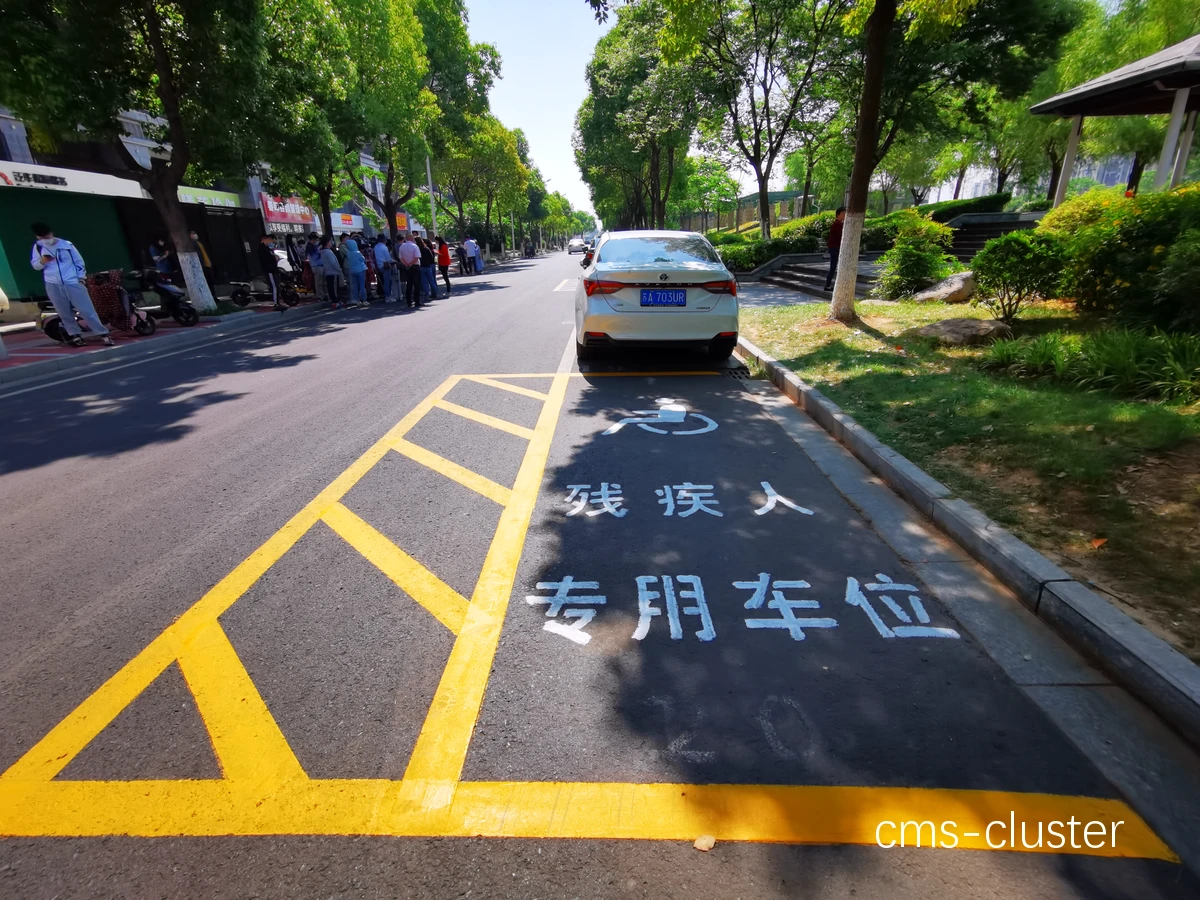 篮球场地残疾人车位示意图