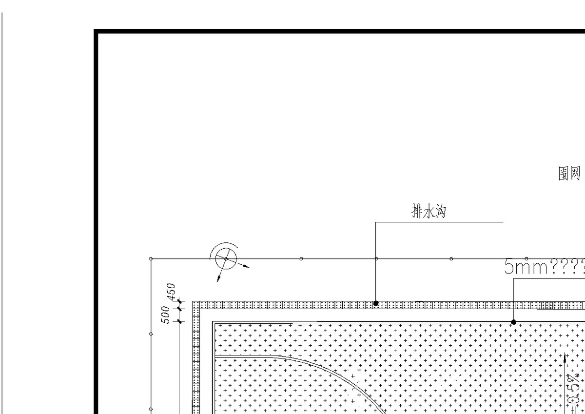 篮球场排水系统示意图