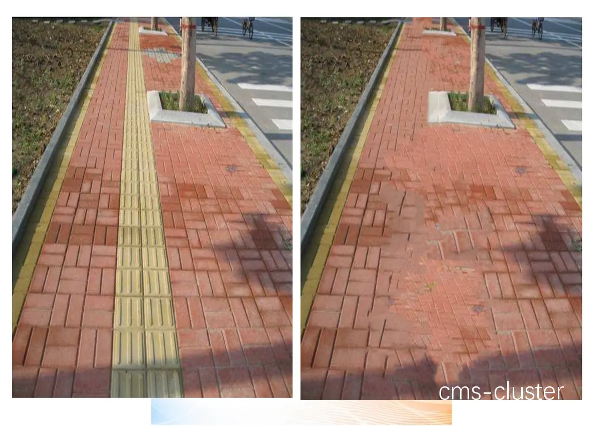 盲道材质对比图
