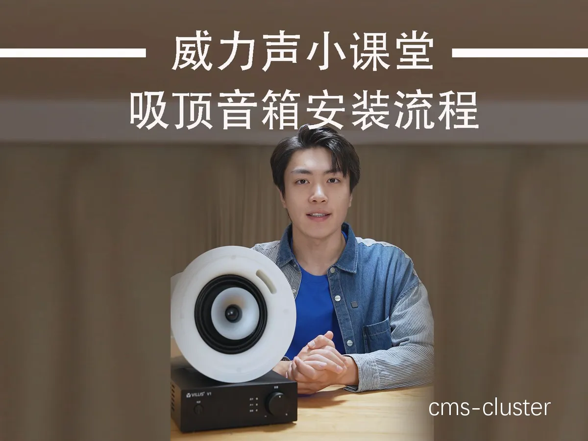 扬声器安装示例