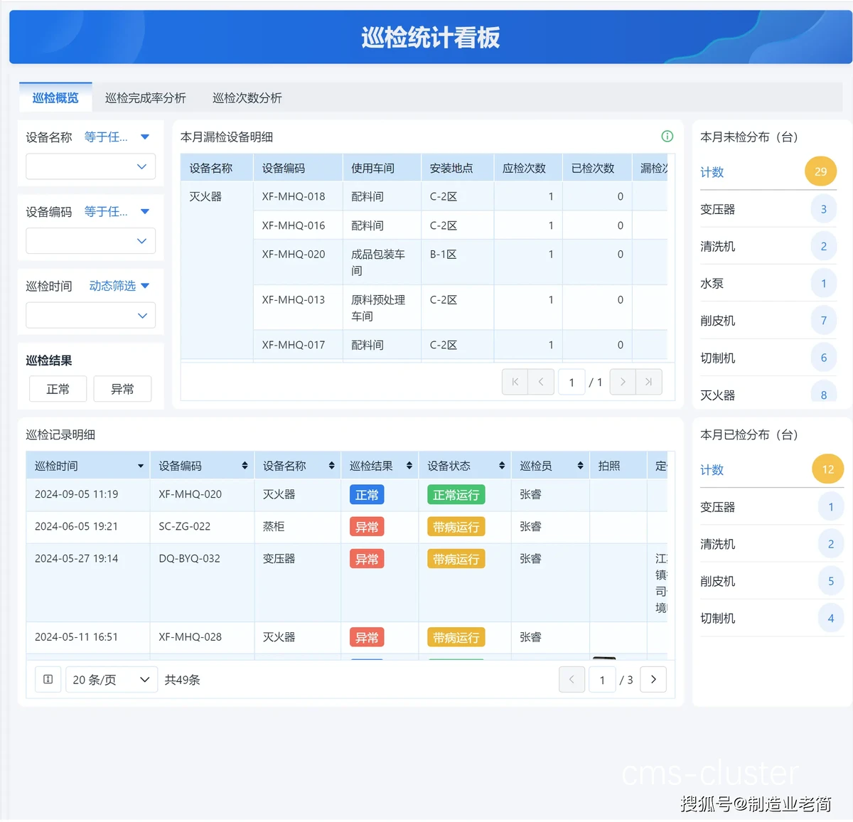 智能化管理系统界面