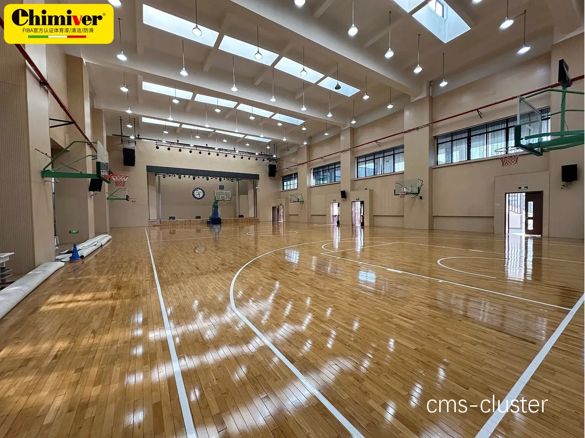 篮球场馆空气净化效果