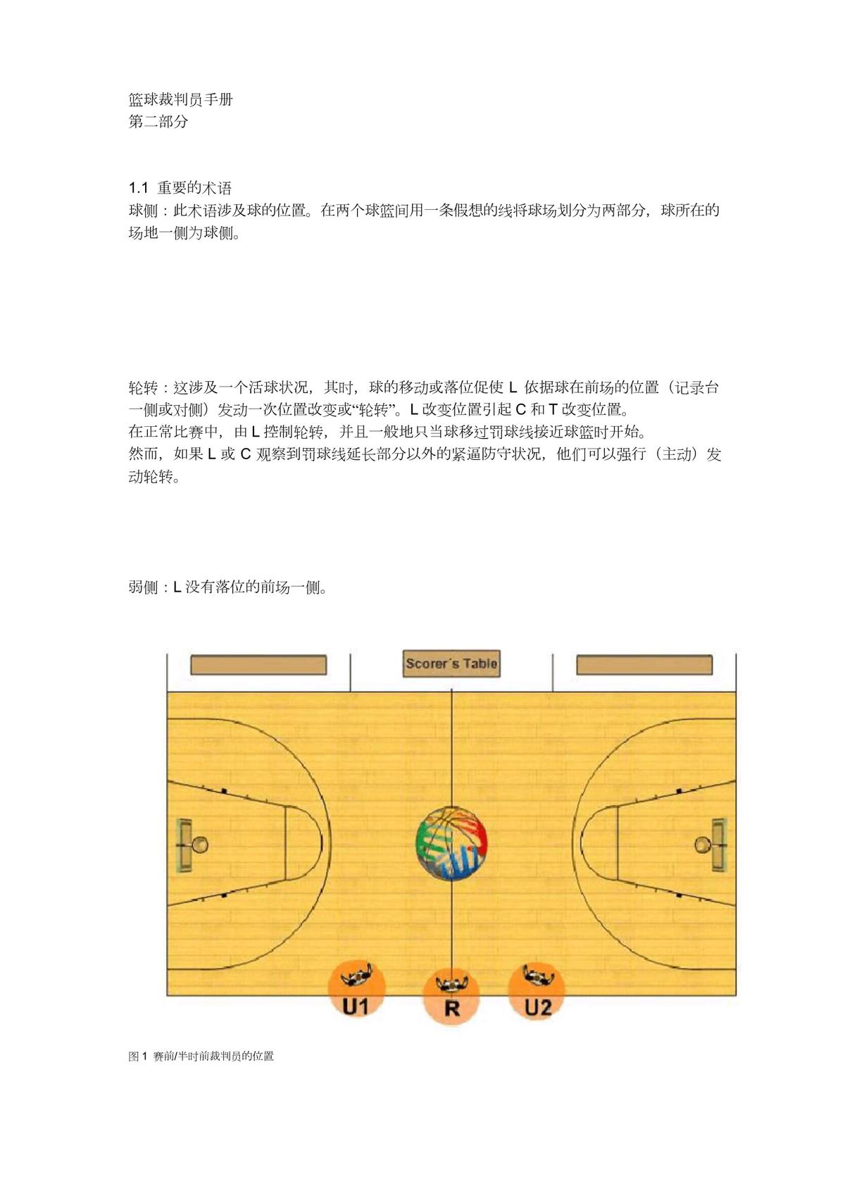 如何解决篮球场地空间有限时裁判席的摆放问题?