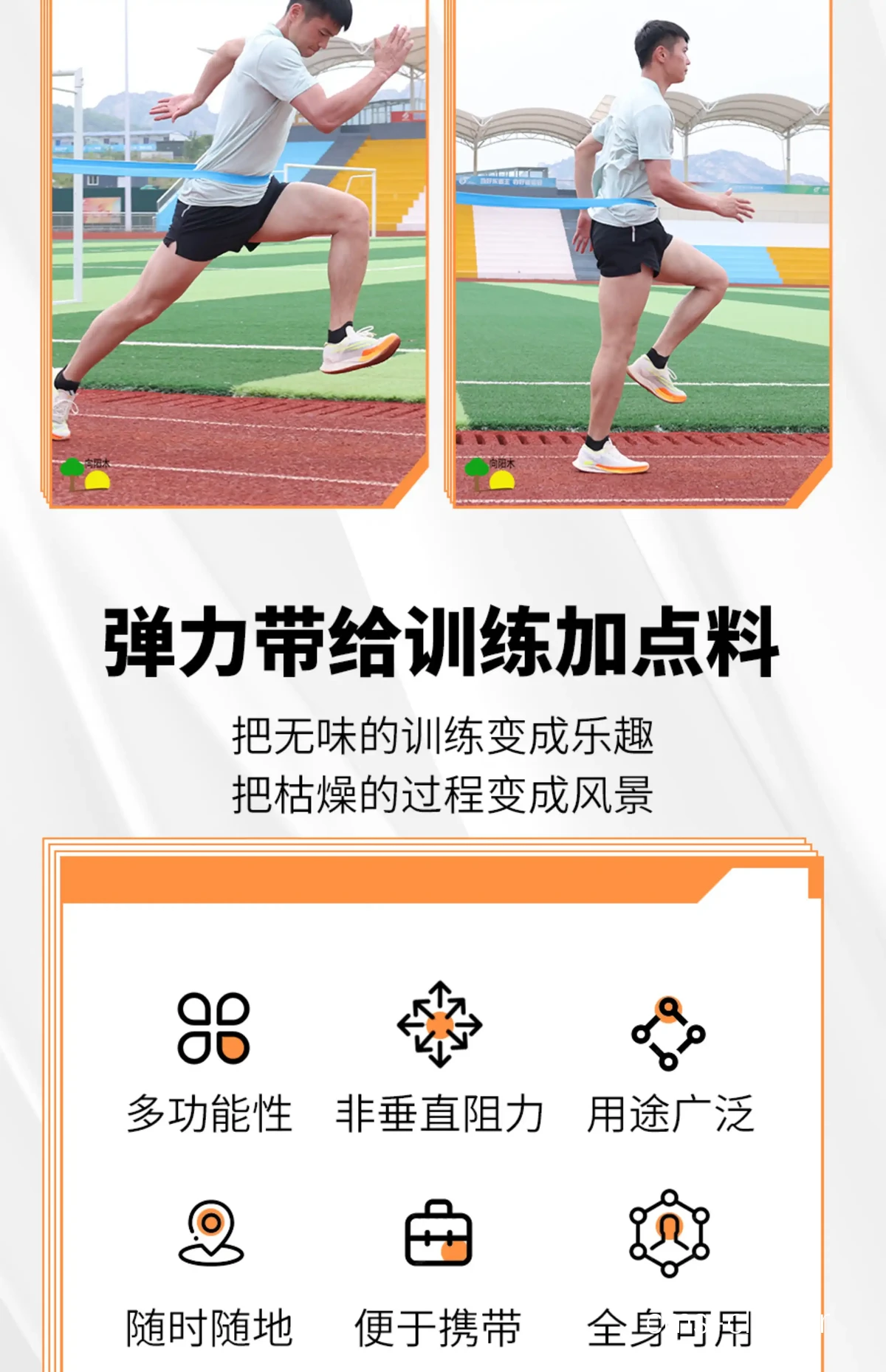 职业篮球运动员使用的弹力绳类型