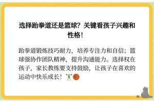  初学者选择跆拳道馆进行篮球训练的理由及最佳策略