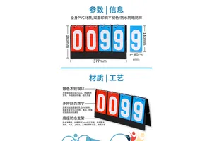  初中生篮球比赛使用什么类型的记分牌比较好？