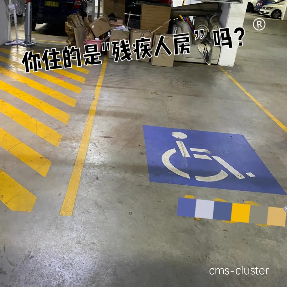 老年人打篮球时如何利用残疾人车位?