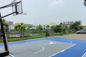  家庭篮球场草坪布置方案：打造完美运动空间