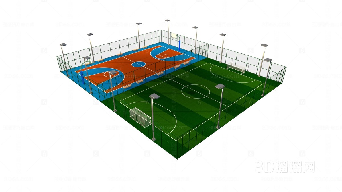 学生喜欢的足球场改建篮球场方案