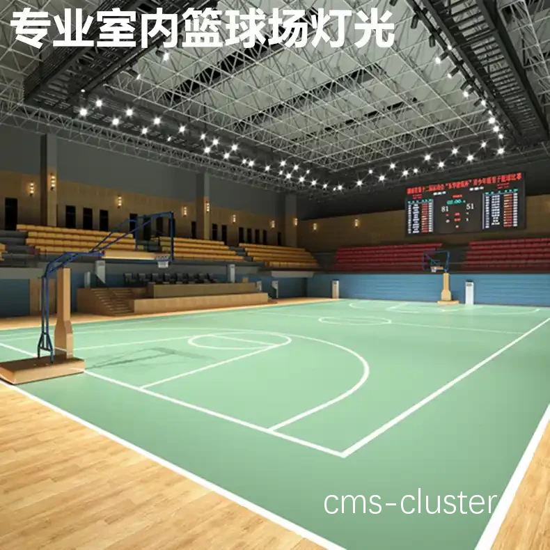 专业篮球队使用的高质量灯光设施