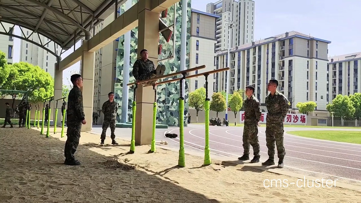 健身达人推荐的篮球场双杠练习